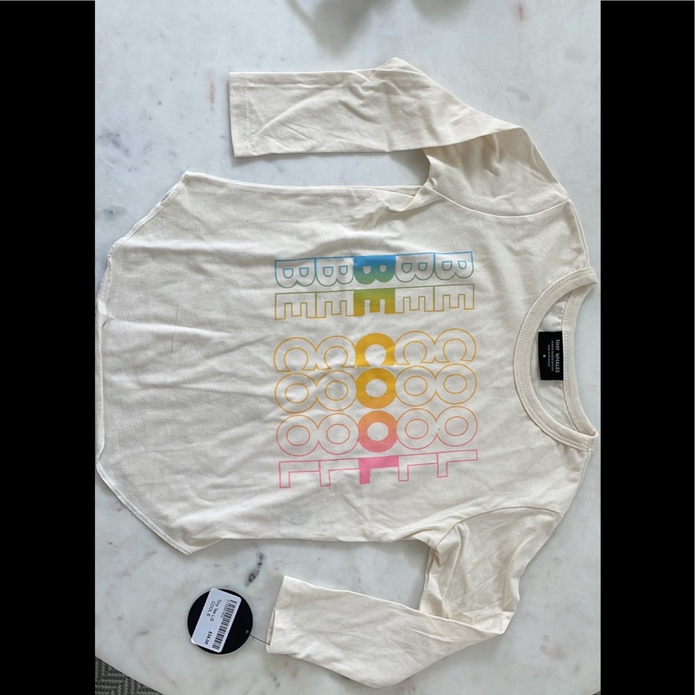 Tiny Whales “Be Cool” Long Sleeve T-Shirt - size 6 - new with tags!